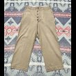 画像2: 40’s~ARMY M-45 Cotton Khaki Chino Trousers (36x31) (2)