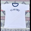 画像1: 70’s US AIR FORCE Ringer Tee (1)