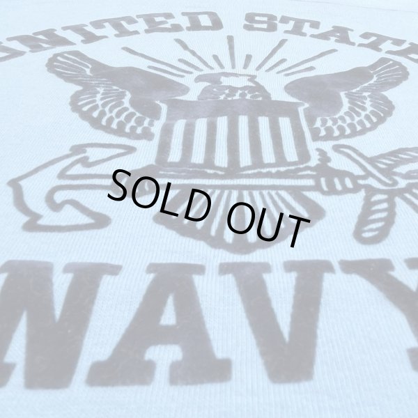 画像2: US NAVY Flock Print Football T Shirt (2)