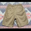 画像2:  50’s US ARMY Chino Shorts (32-Long) Excellent Condition (2)