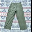 画像4: 50’s P-58 USMC Sateen Utility Trousers (36x31) (4)