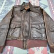 画像6: AAF A-2 Leather Jacket JA Dubow( 38) (6)