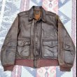 画像1: AAF A-2 Leather Jacket JA Dubow( 38) (1)