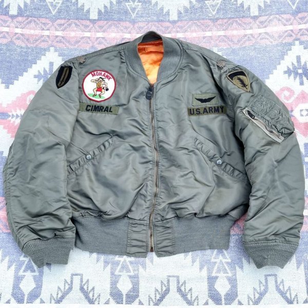 画像2: 1967’ L-2B Flight Jacket フルパッチ(XL) (2)