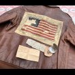 画像16: 1941’ AAF CBI A-2 Rough Wear (36) w/ Silk Flag Blood Chit (16)