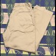 画像1: 61’ U.S. Armed Force Khaki Chino Trousers (Tag Size 40x33) (1)