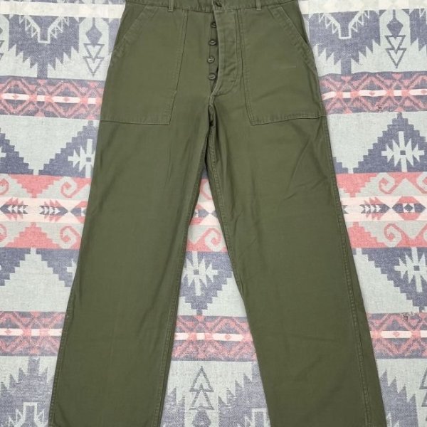 画像2: 初期型 50’s OG-107 Sateen Utility Trousers  (2)