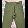 画像7: 64’ ARMY OG-107(初期型 移行期モデル)Sateen Utility Trousers 42x33 (7)