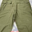 画像9: 64’ ARMY OG-107(初期型 移行期モデル)Sateen Utility Trousers 42x33 (9)