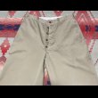 画像3: 50’s ARMY M-56 Khaki Chino Trousers(32x33表記)ボタンフロント (3)