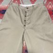 画像3: 50’s ARMY M-56 Khaki Chino Trousers(32x33表記)ボタンフロント (3)