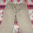 画像3: 50’s ARMY M-52 Khaki Chino Trousers(40x31表記)ボタンフロント (3)