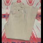 画像: 50’s ARMY M-56 Khaki Chino Trousers(32x33表記)ボタンフロント