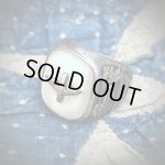 画像: ~1940’s(WW2) USAAF Prop Wing "Shell/Gold/Silver" Sterling Silver Ring