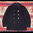 画像1: 1930’s U.S.NAVY Pea Coat (2ポケ最初期13スターボタン) (1)