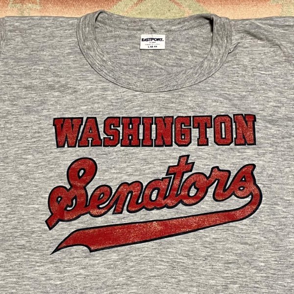 画像2: 80’s~NOS EASTPORT製 霜降りT Shirt(WASHINGTON SENATORS) (2)