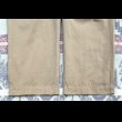 画像9: ~1941’ ARMYメタルボタン ダブルステッチ Cotton Khaki Chino Trousers (9)