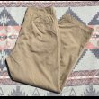 画像1: ~1941’ ARMYメタルボタン ダブルステッチ Cotton Khaki Chino Trousers (1)