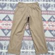 画像5: ~1941’ ARMYメタルボタン ダブルステッチ Cotton Khaki Chino Trousers (5)