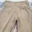 画像6: ~1941’ ARMYメタルボタン ダブルステッチ Cotton Khaki Chino Trousers (6)