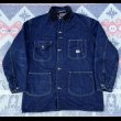 画像1: HERCULES / STRONG RELIABLE ダブルネーム Lind Denim Chore Jacket (approx44) (1)