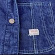 画像2: HERCULES / STRONG RELIABLE ダブルネーム Lind Denim Chore Jacket (approx44) (2)