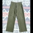 画像2: Late 40’s ARMY M-1947 OD-7 HBT Utility Trousers (HBTベイカーパンツ) (2)