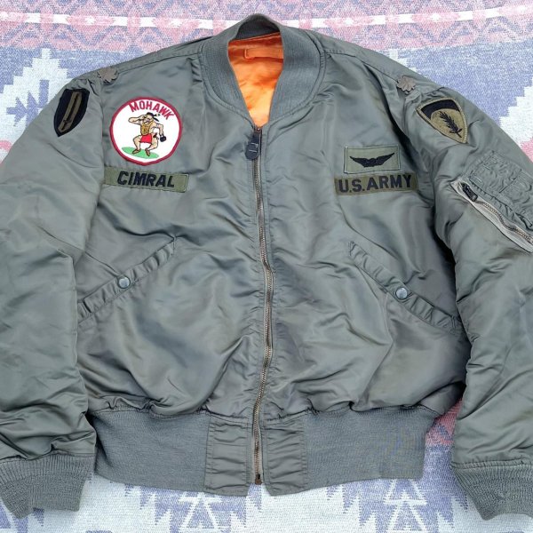 画像1: 1967’ L-2B Flight Jacket フルパッチ(XL) (1)