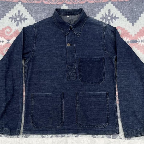 画像2: 1930’s~ Cone Fabrics Denim Pullover Jacket(38) (2)