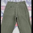 画像5: 50’s USMC P-58(P-56) Cotton Sateen Utility Trousers (W-32in) (5)