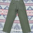 画像4: 50’s USMC P-58(P-56) Cotton Sateen Utility Trousers (W-32in) (4)