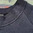 画像10: Fruit of the Loom 黒ボディ 3段プリント Sweat Shirt (10)