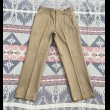 画像3: 60’s ARMY Cotton Khaki Chino Trousers(34x31)Mint~NOS? (3)