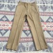 画像3: 60’s ARMY Cotton Khaki Chino Trousers(34x31)Mint~NOS? (3)