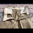 画像9: 60’s ARMY Cotton Khaki Chino Trousers(34x31)Mint~NOS? (9)