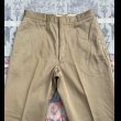 画像4: 60’s ARMY Cotton Khaki Chino Trousers(34x31)Mint~NOS? (4)