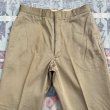 画像4: 60’s ARMY Cotton Khaki Chino Trousers(34x31)Mint~NOS? (4)