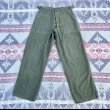 画像2: 50’s ARMY OG-107 Sateen Utility Trousers 初期型 (2)