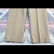 画像9: 60’s N.O.S. ARMY Cotton Khaki Chino Trousers (33x31) (9)