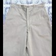 画像3: 60’s ARMY Cotton Khaki Chino Trousers(33x31) (3)