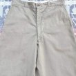 画像3: 60’s ARMY Cotton Khaki Chino Trousers(33x31) (3)