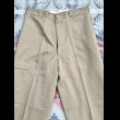 画像5: 60’s N.O.S. ARMY Cotton Khaki Chino Trousers (33x31) (5)