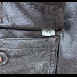 画像9: 1957’ G-1 Leather Flight Jacket (40)襟裏USNステンシル (9)