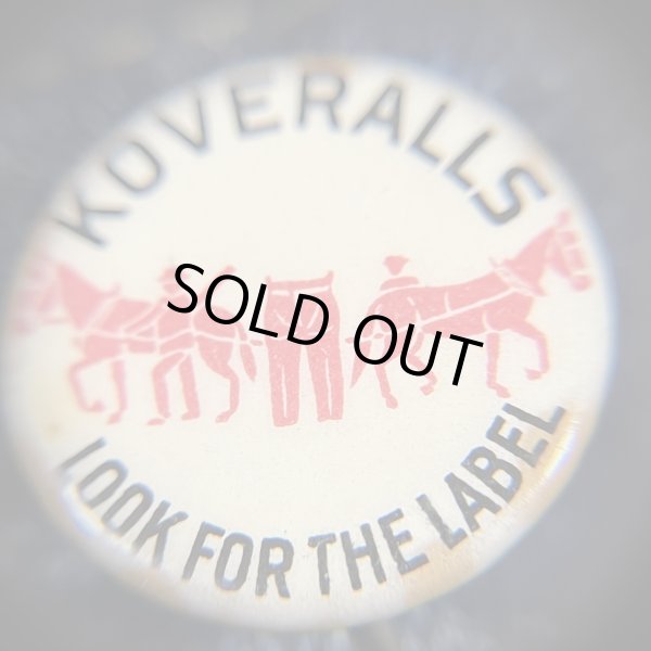 画像3: 1920’s-1930’s Levi’s Koveralls Pinback (3)