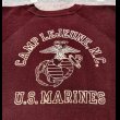 画像2: 60’s USMC Flock Print Sweat Shirt (L) Excellent (2)