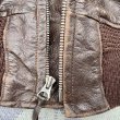 画像14: 1940’s M-422A Leather Flight Jacket EDMUND T. CHURCH Inc. Co, (14)