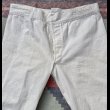 画像2: 1910’s〜 US NAVY White Cotton Sailor Pants(巻き縫い) (2)