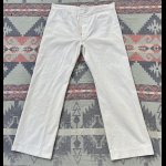 画像: 1910’s〜 US NAVY White Cotton Sailor Pants(巻き縫い)