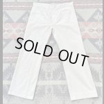 画像: 1910’s〜 US NAVY White Cotton Sailor Pants(巻き縫い)