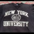 画像2: 90’s USA 黒ボディ Champion NYU Sweat Shirt (2)